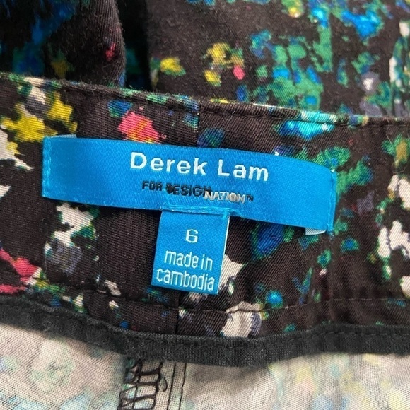 Derek Lam Rio Capri Pants in Nightshade Multi - Picture 11 of 12